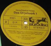 LP - Georg Friedrich Händel , Edgar Krapp - Das Orgelwerk I - Musik Auf Der Historischen Orgel Der Marktkirche Zu Halle