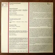 LP - Georg Friedrich Händel , Frankfurter Bachorchester , Deutsche Bachsolisten , Martin Stephani - Feuerwerksmusik / Concerto Grosso G-Moll / Concerto F-Dur