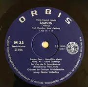 Double LP - Händel - Samson. Oratorium