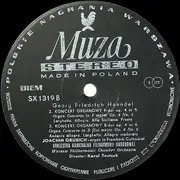 LP - Georg Friedrich Händel , Joachim Grubich , Warsaw Philharmonic Chamber Orchestra - Koncerty Organowe Op. 4 Nr 4-6 = Organ Concertos Op. 4 No. 4-6 - Black Labels