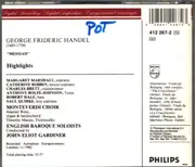 CD - Georg Friedrich Händel , John Eliot Gardiner - Messiah Highlights