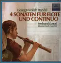 LP - Georg Friedrich Händel , Johannes Koch , Hugo Ruf , Ferdinand Conrad - 4 Sonaten Für Flöte Und Continuo