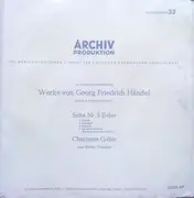 10'' - Händel / Karl Richter - Suite Nr. 5 E-dur / Chaconne G-dur