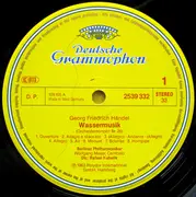 Double LP - Händel - Wassermusik / Feuerwerksmusik / Concerti Grossi Op. 6 Nr. 5 & 12 - Hardcover Box + Inlay
