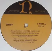 LP - Georg Friedrich Händel , The Telemann Society Chorus And Telemann Society Orchestra - The Dettingen Te Deum