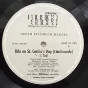LP - Händel - Ode On The St. Cecilia's Day