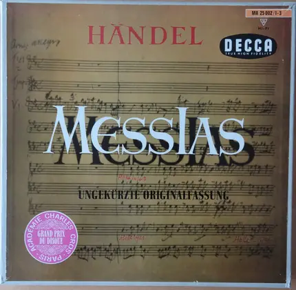 Georg Friedrich Händel , The London Philharmonic Orchestra , The London Philharmonic Choir , Sir Ad - Messias