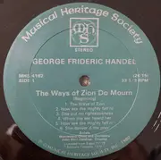 LP - Händel - The Ways Of Zion Do Mourn