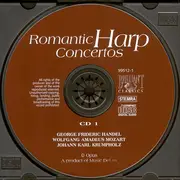 Double CD - Georg Friedrich Händel , Wolfgang Amadeus Mozart , Carl Ditters von Dittersdorf , Johann Baptist Kr - Romantic Harp Concertos