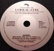 CD - Händel - Water Music - Suite / The Musick For The Royal Fireworks