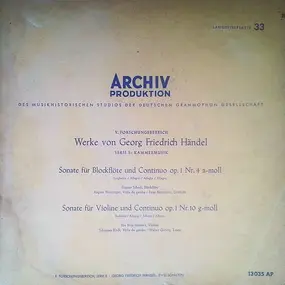 Georg Friedrich Händel - Werke von Georg Friedrich Händel