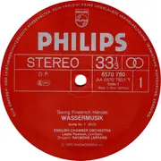 Double LP - Händel - Wassermusik, Feuerwerksmusik, Das Alexanderfest