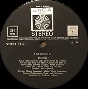 LP - Händel - Messiah (Part Two)