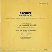 10'' - Georg Friedrich Händel - Music For The Royal Fireworks (Concerto No. 6)