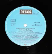 Double LP - Händel - Acis Und Galatea: Pastorale In Zwei Teilen - Hardcover Box + Booklet