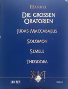 CD-Box - Händel - Die Grossen Oratorien: Judas Maccabaeus-Solomon-Semele-Theodora - Slip Case, Fatbox