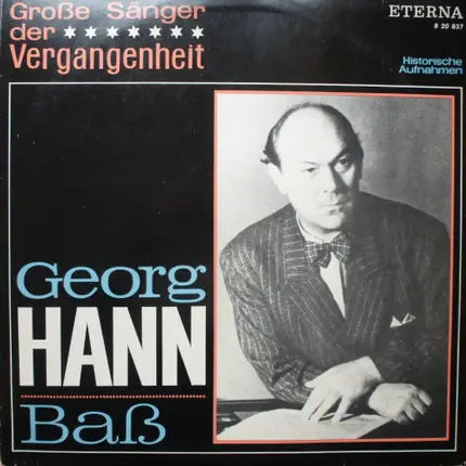 Georg Hann - Baß