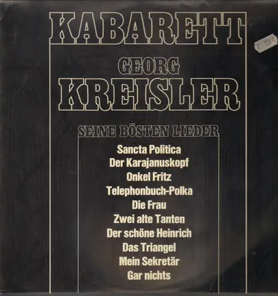 Georg Kreisler - Seine Bösten Lieder