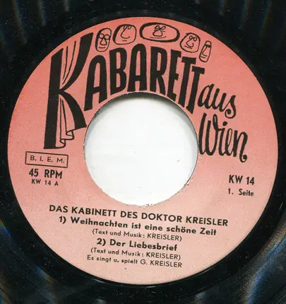 Georg Kreisler - Das Kabinett Des Dr. Kreisler
