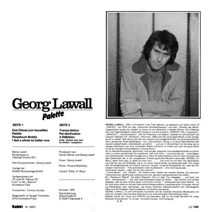 Georg Lawall - Palette
