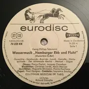 LP - Telemann - Konzert F-dur für drei Violinen, Streicher und Basso continuo aus der Tafelmusik' II