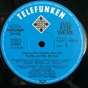 LP-Box - Telemann - Tafelmusik Teil III