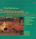 Double LP - Telemann - Tafelmusik Teil I (Banquet-Music ∙ Musique De Table)