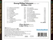 CD - Telemann - Oden 1741