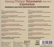 Double CD - Georg Philipp Telemann - Klaus Mertens , Ingrid Schmithüsen , Il Concertino Köln - Cantatas - Kantaten Aus Dem Harmonischen Gottesdienst