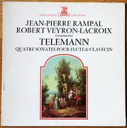 LP - Telemann - Quatre Sonates Pour Flute & Clavecin - Gatefold Sleeve