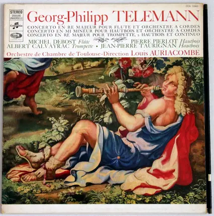 Georg Philipp Telemann - Concerto En Ré Majeur Pour Flute Et Orchestre A Cordes / Concerto En Mi Mineur Pour Hautbois Et Orc