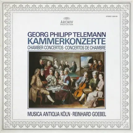 Telemann - Kammerkonzerte · Chamber Concertos · Concertos De Chambre