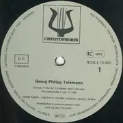 LP - Georg Philipp Telemann - Konzert Für Drei Violinen / Zwei Orchestersuiten