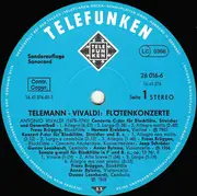 LP - Georg Philipp Telemann • Antonio Vivaldi / Frans Brüggen - Flötenkonzerte