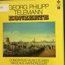 LP - Georg Philipp Telemann , Concentus Musicus Wien , Nikolaus Harnoncourt - Konzerte