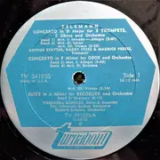 LP - Georg Philipp Telemann , Camillo Wanausek / Theodora Schulze , Wiener Symphoniker / Telemann Societ - Concerti For Flute, Oboe, Trumpets; Suite For Recorder