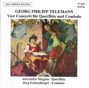 CD - Telemann - Vier Concert für Querflöte und Cembalo