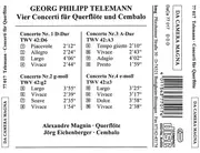 CD - Telemann - Vier Concert für Querflöte und Cembalo