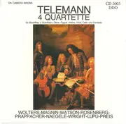 CD - Telemann / Wolters / Magnin / Watson / Rosenberg a.o. - 4 Quartette Für Blockflöte, 2 Querflöten, Oboe, Fagott, Violine, Viola, Cello Und Cembalo