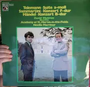 LP - Telemann / Giuseppe Sammartini / Händel (Marriner) - Werke Für Blockflöte