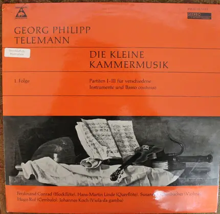 Telemann - Die Kleine Kammermusik Partiten I-III
