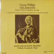 Double LP - Telemann - Sämtliche Sonaten Für Blockflöte Und Orgel