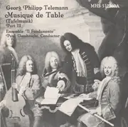 CD - Telemann - Musique De Table (Tafelmusik) Part III
