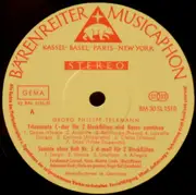 LP - Georg Philipp Telemann , Johann Christian Schickhardt , Johann Christoph Pez - Flauto Dolce