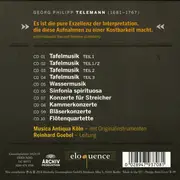 CD-Box - Telemann - Tafel Music, Wassermusik, Konzerte - Card Sleeves + Slipcase