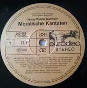 LP - Georg Philipp Telemann , Peter Schreier - Moralische Kantaten