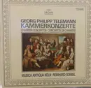 LP - Georg Philipp Telemann / Musica Antiqua Köln • Reinhard Goebel - Kammerkonzerte / Chamber Concertos / Concertos De Chambre