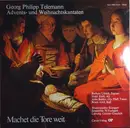 LP - Telemann - Machet Die Tore Weit - Advents- Und Weihnachtskantaten - Insert