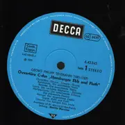 LP - Telemann - Ouvertüre »Hamburger Ebb Und Flut« / Don Quichotte-Suite - Gatefold