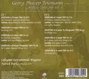 Double CD - Telemann - Complete Overtures Vol. 3 - Digipak
